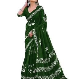 HMP Fashion Batik Ikat Saree-image-52