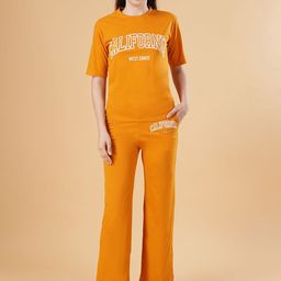 BAESD Typography Printed Round Neck Night suits-image-69