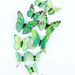 Asian royal Set Of 12 Butterfly Wall Stickers-image-15
