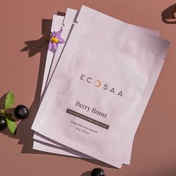ECOSAA Berry Boost Sheet Mask With Squalane For Hydration - 20 g-9