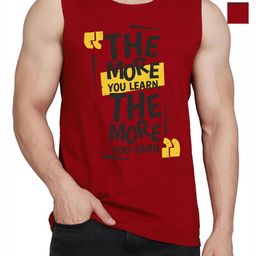 WOOSTRO Men Pack Of 2 Typography Printed Round Neck Cotton Slim Fit T-shirts-image-81