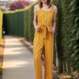 RARE Striped Basic Jumpsuit-image-3