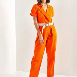 BIANCO LUCCI Women Solid Basic Jumpsuit-91