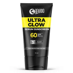 BEARDO Ultra Glow SPF60 PA++++ Serum Sunscreen with Niacinamide & Ceramides - 50 g-6