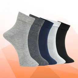 MJE Pack Of 5 Ankle-Length Socks-image-79