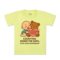arvesa Dadu Dadi Cant Wait To Meet You Printed Kids Tshirt-picture-14