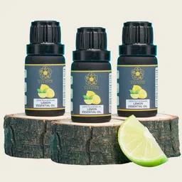 ULLASSA Set Of 3 Lemon Essential Oil For Skin Brightening Acne & Hair Dandruff-10 ml Each-image-25