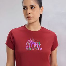 SZN Women Graphic Printed Round Neck T-shirt-image-92