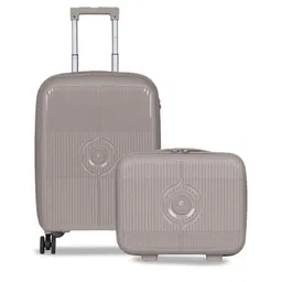 Polo Class Textured Hard Sided Medium Trolley Bag With Vanity-14