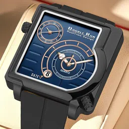 DOUBLERUN Unisex Dial & Bracelet Style Straps Analogue Watch H05N31068-32