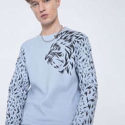 SHOWOFF Men Animal Printed Round Neck Sweatshirt-image-37