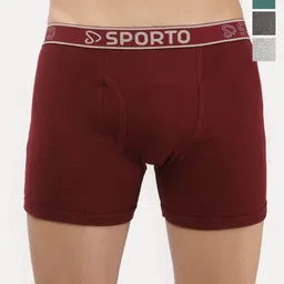 Sporto by Macho Pack Of 4 Mid-Rise Trunks-picture-28