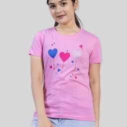 ZUNIORS SSC Kids-Unisex Pink Cotton Printed Tshirts-image-69