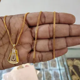 Princy Enterprise Gold-Plated Brass Necklace-picture-41