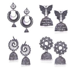 Sangria Silver-Plated Alloy Earrings-75