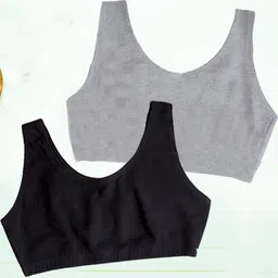 BRAAFEE Girls Pack Of 2 All Day Comfort Non Padded Beginners Bra-picture-58