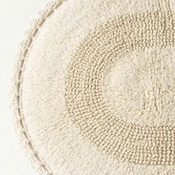 Fabindia Off White Textured 1450 GSM Anti Skid Bath Rugs-image-77