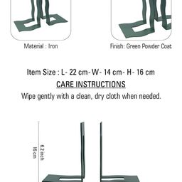 Metalsmith Green Set of 2 Regular Desk Organiser Organisers image 2