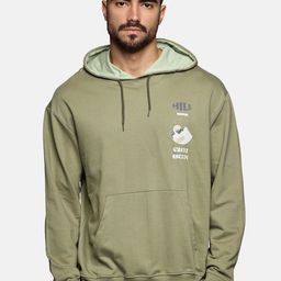 The Roadster Lifestyle Co Printed Cotton Relaxed Fit Hooded Sweatshirts-image-69