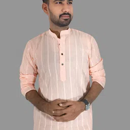 LADSLOOM Men Thread Work Kurta-image-18