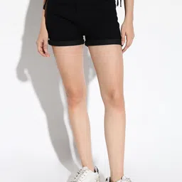SHOWOFF Women Slim Fit Denim Denim Shorts-picture-57
