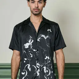 ASUKA Men Floral Opaque Printed Casual Shirt-image-70