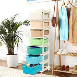 RUBOXA Brown Set of 1 Regular Drawer Organiser Organisers-14