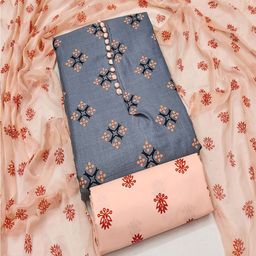 Lilots Printed Unstitched Dress Material-image-71