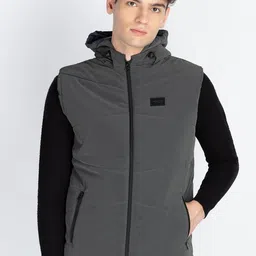 Status Quo Men Hooded Solid Casual Padded Jacket-picture-14