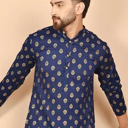 Anouk Rustic Men Ethnic Motifs Printed Kurta-2