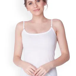 WellFitLook Pure Cotton Adjustable Strap Camisole-image-22