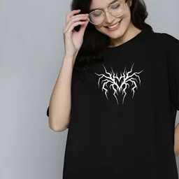 Moda Rapido Women Drop-Shoulder Sleeves T-shirt-picture-26