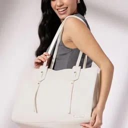 Mast & Harbour Textured Structured Shoulder Bag-picture-4