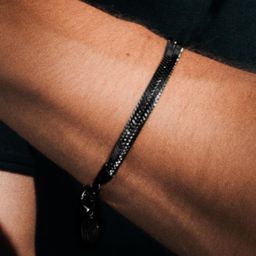 LITCHI Men Stainless Steel Link Bracelet-image-93