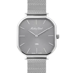 Mathey-Tissot Women Dial & Stainless Steel Bracelet Style Straps Analogue Watch D7917AS-image-46