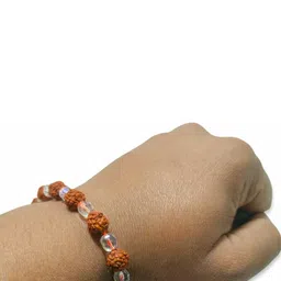 Divine souvenirs Unisex Rudraksh Elasticated Bracelet-20