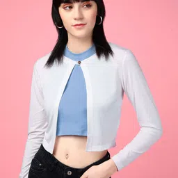 DressBerry Women Crop Shrug-17