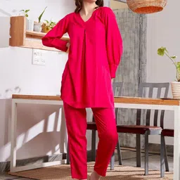 The Quince Life Pure Cotton Tunic & Trousers Co-Ord Set-picture-55