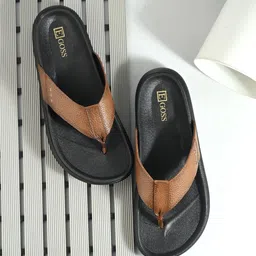 Egoss Men Leather Comfort Sandals-image-11