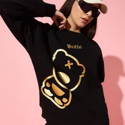 GRIFFEL Women Printed Sweatshirt-image-38