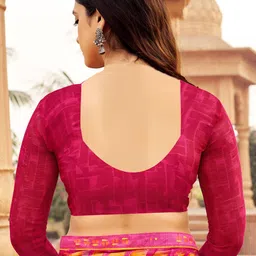 LeeliPeeri Designer Poly Chiffon Saree image 2