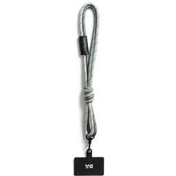 DailyObjects Grey & Green Textured Wrist Lanyard Cord-4