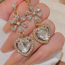 Arzonai Contemporary Half Hoop Earrings-image-94