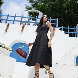 StyleCast X SERA Fit & Flare Midi Dress-image-15