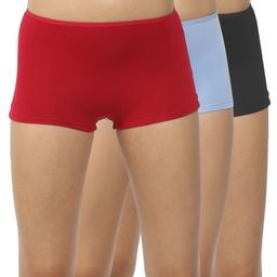 Shyygl Set of 3 High-Rise Boy Shorts Briefs-image-113