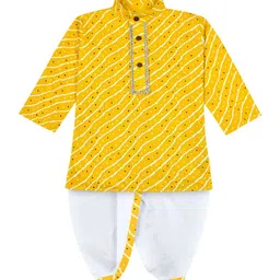 mustmom Boys Striped Kurta with Dhoti Pant-picture-21