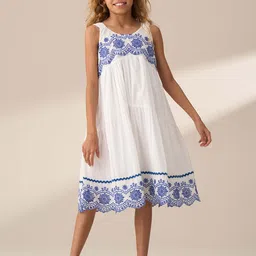 Angel & Rocket Girls Sophie Embroidered Sundress A-Line Dress-image-86