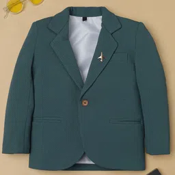 Ridokidz Boys Tailored Fit Single Breasted Blazer-34