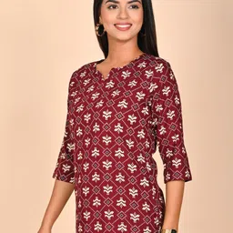 Rashmi Shree Creation Geometric Print Top image 4