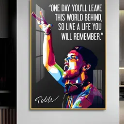 THE NEXT DECOR A Journey of Remembrance Glass Finish Vertical Wall Art-image-86